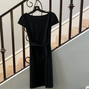 Theory Cap Sleeved Dress in Black